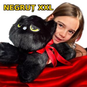 Negruț XXL – Motanul de Pluș Oficial, 45 cm
